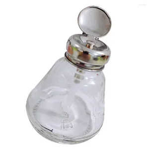 Opslagflessen 150 ml glas anti-rust duw naar beneden pomp persfles vloeistof dispenser