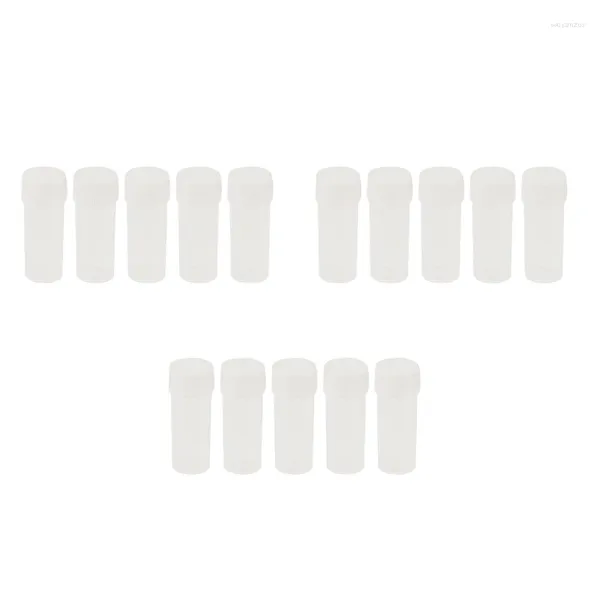 Botellas de almacenamiento 150x Muestra de plástico Botella 5 ml Tubo de ensayo Laboratorio de contenedor de vial pequeño