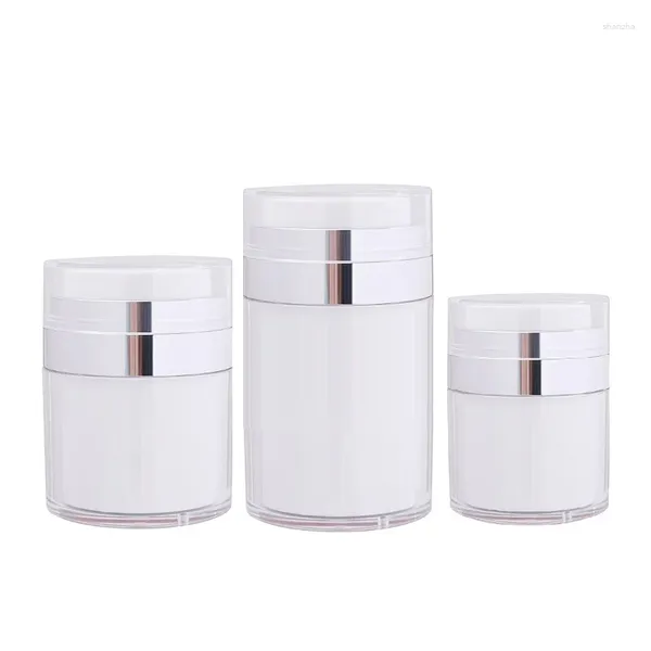 Bouteilles de rangement 15g 30g 50g 100g Rénits en plastique blanc vides