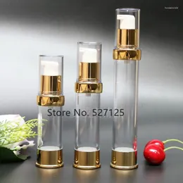 Botellas de almacenamiento 15 ml/20ml/30ml reutilizando la bomba de tratamiento portátil cosmético viajar humectante sin aire/agua facial/recipiente de loción