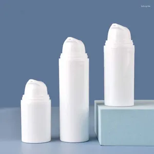 Opslagflessen 15 ml 30 ml 50 ml lege plastic cosmetische lotion fles reis vloeistof luchtloze pomp vacuüm toiletartikelen container