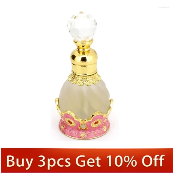 Bouteilles de rangement 15 ml Clover Moyen-Orient Dispensateur Dispensateur Bouteille Perfume Essential Huile DISSING ORNAMENT SIMPLE