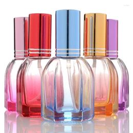 Botellas de almacenamiento 15 ML Color Birdcage Perfume Spray Botella Cosmética Vidrio 100 UNIDS / LOTE