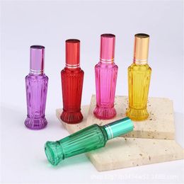 Bouteilles de rangement 15 ml Mini Perfume Disenseur Bouteille en verre coloré Verbe Voyage Cosmetics Portable Échantillon vide
