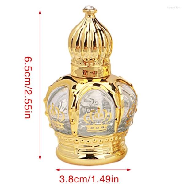 Bouteilles de stockage 15ml Vintage parfums rouleau bouteille vide huile essentielle rechargeable