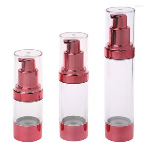 Bouteilles de rangement 15 ml30 ml50 ml Plastique Lotion de bouteille sans air émulsion Humidité Toner Fondation Essence Sérum Soins de la peau Emballage cosmétique