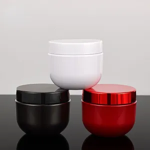 Bouteilles de rangement 160 ml de pot à crème pour le visage Cosmetic avec couvercle rechargeable voyage de voyage portable en plastique de maquillage en plastique pour animaux de compagnie