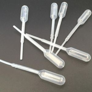 Opslagflessen 1800 stuks 0 2 ml Plastic Disposable Gradueerde overdracht Pipetten oog dropper set Pipet Pipet School Experimentele 254R