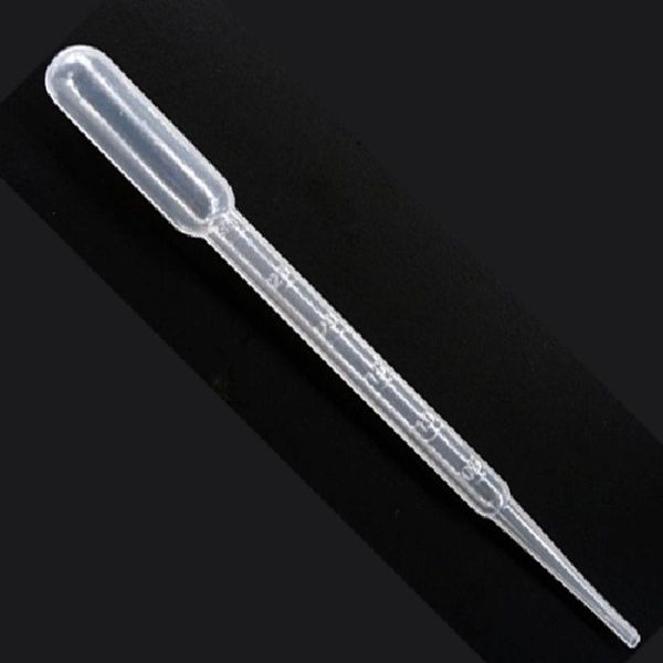 Bouteilles de stockage 1800 pièces 0 2 ml en plastique jetables pipettes de transfert graduées compte-gouttes ensemble pipe pipette école expérimentale 196P