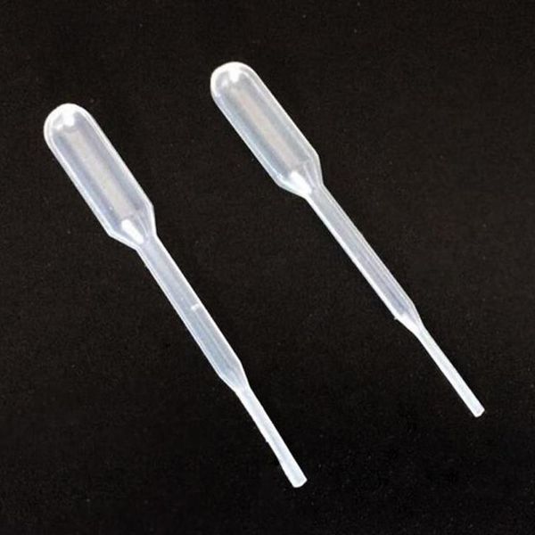 Bouteilles de stockage 1800 pièces 0 2 ml en plastique jetables pipettes de transfert graduées compte-gouttes ensemble pipe pipette école expérimentale 2473