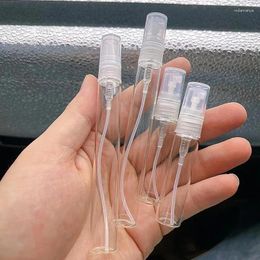 Bouteilles de stockage 1PC 2/3/5/10ML, Mini bouteille de parfum Portable rechargeable vide en plastique Transparent/verre, vaporisateur d'échantillon pour voyage