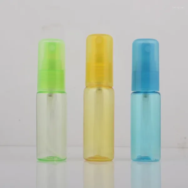 Botellas de almacenamiento 1pc 20 ml de perfume de perfume botella líquida atomizador de viaje portátil de plástico contenedor cosmético