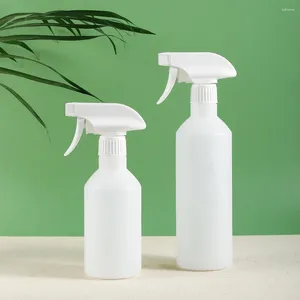 Opslagflessen 1 pc 350 ml of 500 ml lege witte spray navulbare herbruikbare reinigingsspuit met handdrukcontainer ondoorzichtig