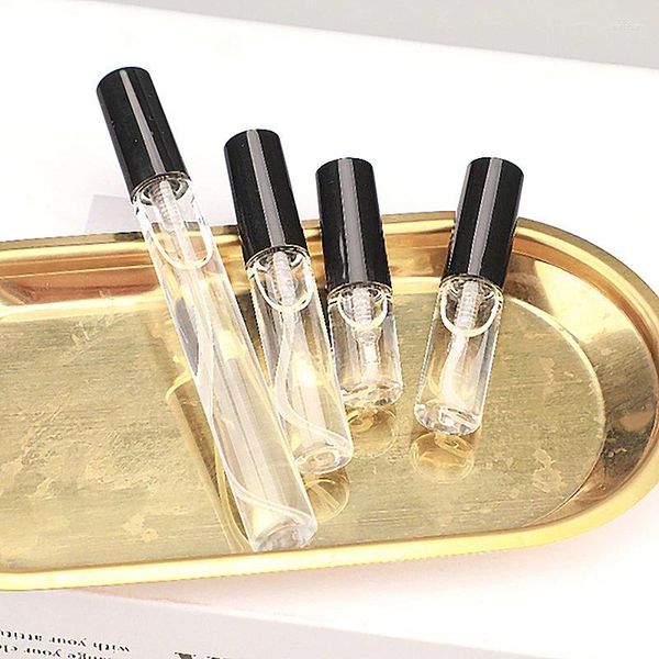 Bouteilles de rangement 1pc 3 ml 5 ml 10ml mini échantillon rechargeable Perfume bouteille en verre voyage vide atomiseur vide atomiseur d'emballage cosmétique récipient