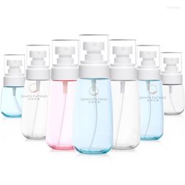 Opslag Flessen 1 ST 60 ml Reizen Sub-gebotteld Zonnebrandcrème Spray Fles Aangepaste Kan Transparant Plastic Voor Gemak