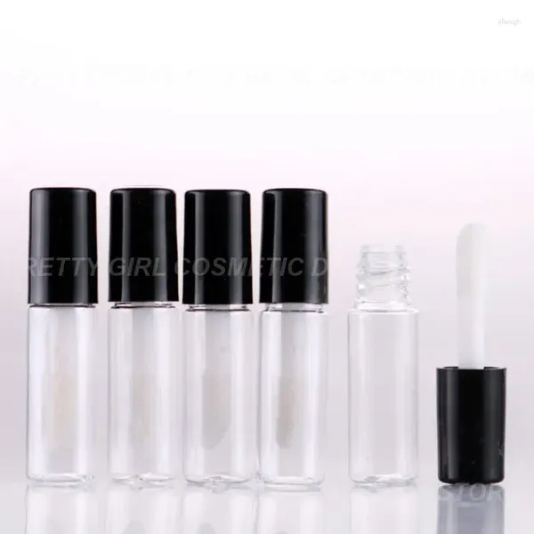 Botellas de almacenamiento 1pc mini lip brillo glaze rezándose cosméticos vacío recipiente de envasado tubos de lápiz labial