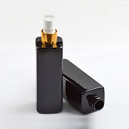Botellas de almacenamiento 1 unids 250 ml Spray de oro vacío para perfumes PET Contenedor transparente con bomba de pulverizador Botella de niebla fina Embalaje cosmético