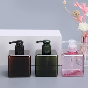 Opslagflessen 1 stks 250 ml PETG PET SOAP FLOSSE BADKAMER DOUKE GEL Navulbare shampoo Washaarconditioner Lotions Druk op dispenser
