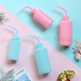 Opslag Flessen 1 PCS 250 ML Wassen Schoon Clear Plastic Groene Zeep Lab Squeeze Diffuser Fles Tattoo Waterkoker roze/blauw/wit