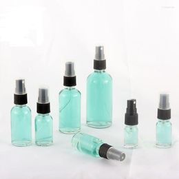 Opslagflessen 1 stks transparante lege spray 5 ml 10 ml 30 ml 50 ml 100 ml glas mini -hervulbare container cosmetische containers