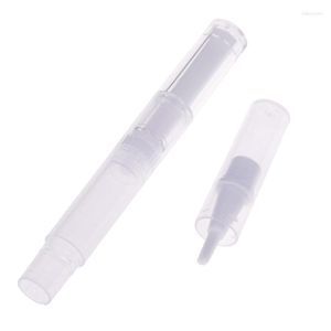 Bouteilles de stockage 2/3/5 pièces rechargeables 2.5 ml stylo torsadé vide revitalisant de cuticules huile de Nutrition traitement d'art des ongles manucure adoucir outil