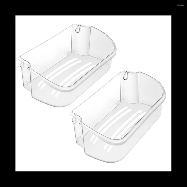 Bouteilles de rangement 2 pack 240356402 Porte de porte du réfrigérateur Pièce de remplacement compatible pour les pièces d'étagère