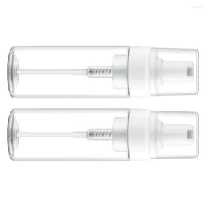 Opslag Flessen 2 Stuks 150 Ml Mousse Fonkelende Fles Hervulbare Make-up Pomp Dispenser Lege Subverpakking Huisdier Plastic