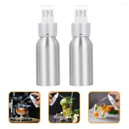 Opslag Flessen 2 Stuks Bitters Spray Fles Water Dispenser Verstuiver Sproeier Voor Parfum Pp Cocktails Reizen