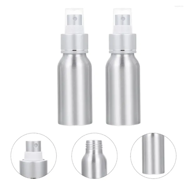 Botellas de almacenamiento 2 PCS Botters Bottle Spray Food Grado Cóctel Perfume Atomizer Set Mister Cooking BBQ Travel Mini