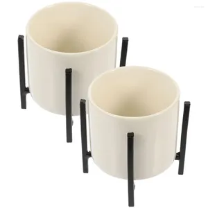 Bouteilles de rangement 2 PCS Terbes baguettes en céramique Ustensile Couvrerie Habilleur Box Box Kitchen Tool