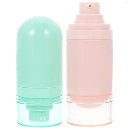 Opslagflessen 2 PCS Container Lotion Bottle Travel vloeistof Soap Dispenser Ravulbare buizen ABS PACKING