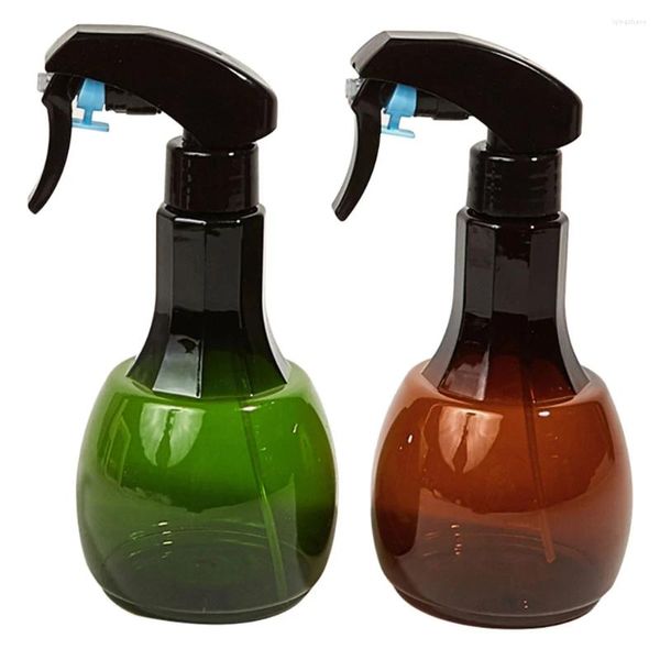 Botellas de almacenamiento 2 PCS Spray para el cabello Vacío Fine Mist Barber Recargable Plástico Rociador de agua