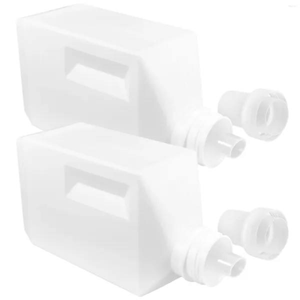 Bouteilles de stockage 2 PCS Bouteille de détergent à lessive Cas pratique Shampooing Liquide Porte-PE Main