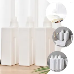 Bouteilles de stockage 2 pièces shampooing détergent à lessive bouteille sous lotion réutilisable vide liquide blanc voyage