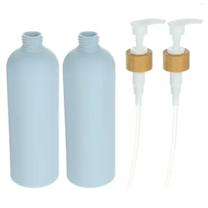 Opslagflessen 2 pc's Shampoos Conditioner Dispenser Dispenser Soap Keuken Pomppomp Flesjes Types Vloeistoffen