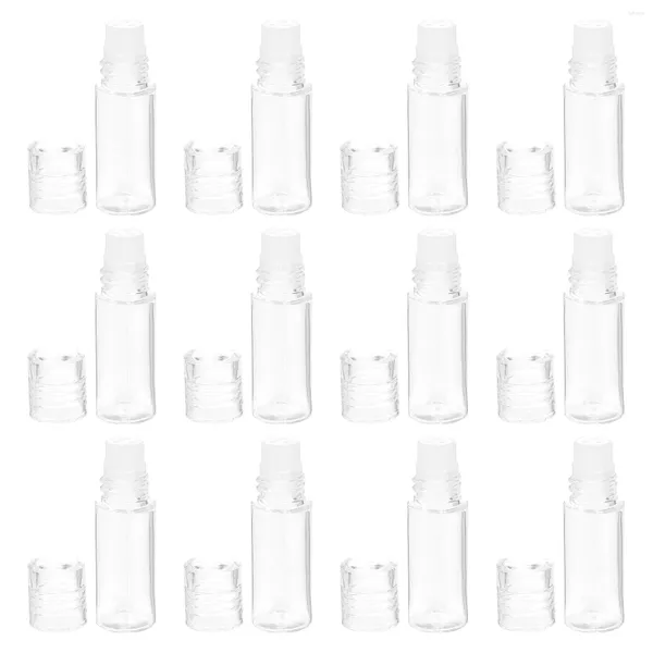 Botellas de almacenamiento 20 PCS Contenedor de botella de polvo suelto Maquillaje a granel Cosméticos de plástico Soporte de viaje Agujero abierto