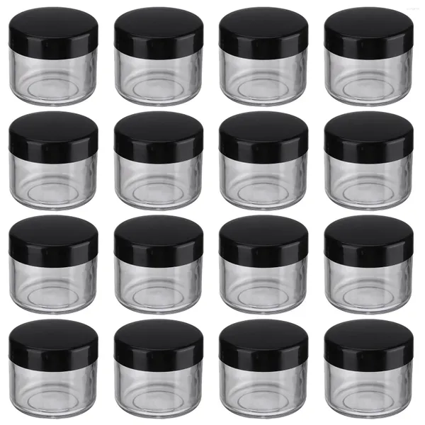 Bouteilles de stockage 20 pièces Pp couverture crème boîte cosmétiques pots crèmes récipients en plastique échantillons vides