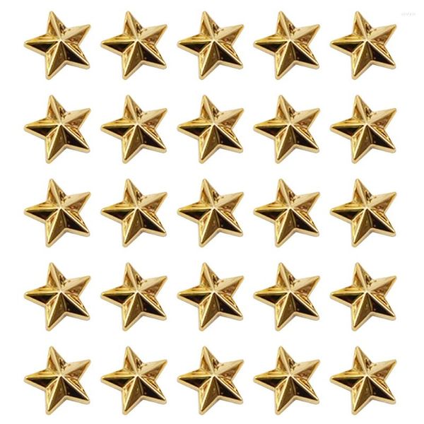 Bouteilles de stockage 200 pcs acrylique pentagramme étoile forme décor coiffure strass en forme de charmes vêtements ornements accessoires en forme d'étoile