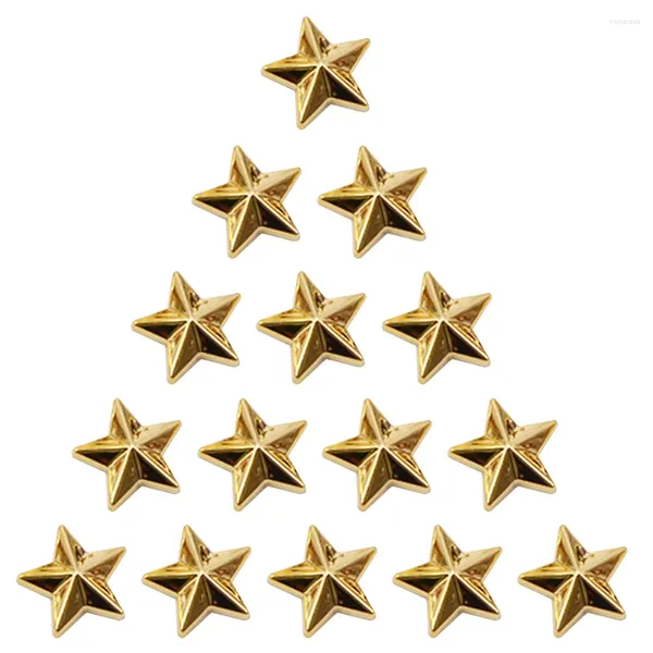 Bouteilles de rangement 200 pc autocollants acryliques pentagram vêtements étoiles ornements bricolage crafts artisans décor forme vêtements charmes décoratifs