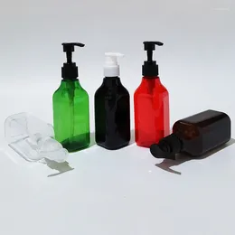 Bouteilles de rangement 200 ml Pumpe de lotion en plastique noir