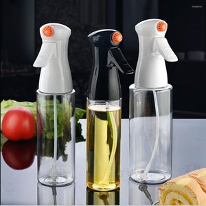 Bouteilles de stockage 200Ml Vaporisateur d'huile Pot scellé Bouteille en verre étanche Press-Type Haute pression Cuisine Househo