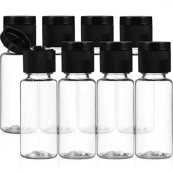 Botellas de almacenamiento de contenedores de muestra de 20 ml de botella Tapa Viajamiento Pequeño maquillaje de maquillaje de plástico vacío