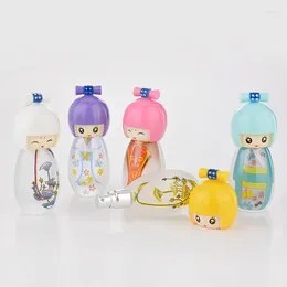 Bouteilles de stockage 20 ml mignon japonais marionnettes portable verre rechargeable bouteille de parfum avec vaporisateur vide parfum cas 50pcs par DHL