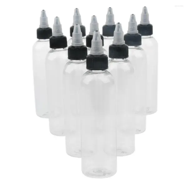 Bouteilles de rangement 20 ml de bouteille en plastique avec solvants huiles peinture à l'encre liquide