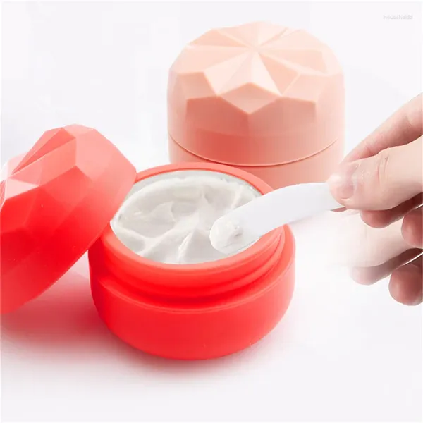 Bouteilles de rangement 20 ml de crème peut parcourir le distributeur de distributeur portable Box Organisateur Silicone Cosmetic Rechargeable Bouteille Vide Récipient