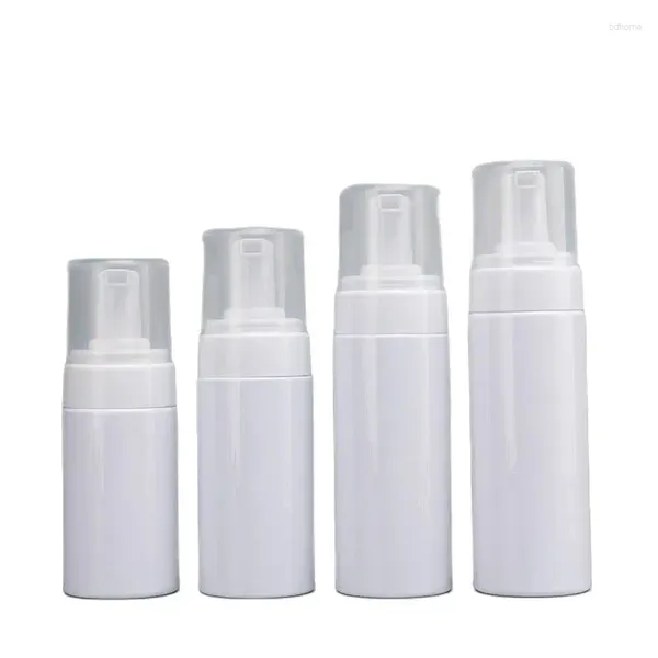 Bouteilles de stockage 20 pièces 100 ml 120 ml 150 ml 180 ml bouteille en plastique blanc PET rechargeable presse mousse pompe emballage conteneurs vide poaming