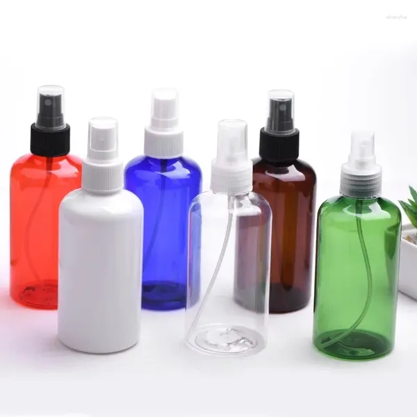 Bouteilles de rangement 20pcs 220 ml Perfum d'emballage rechargeable vide avec pompe brume plus de couleurs disponibles cosmétiques