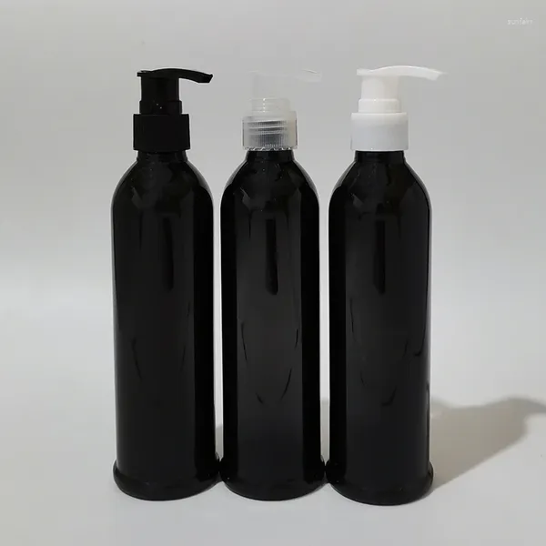 Bouteilles de rangement 20pcs 250 ml Conteaux en plastique vides Pompe de lotion pour animaux de compagnie utilisée pour le shampooing Body Cream Down Gel Gel