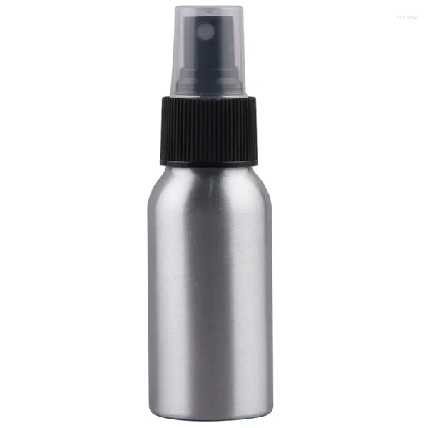 Bouteilles de rangement 20pcs 30-80 ml Aluminium Moupie de brume maquilleur d'eau bouteille de bouteille de voyage vide rechargeable