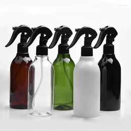 Opslagflessen 20 stks 300 ml bruine/zwarte huisdier plastic fles voor haar mist trigger spuitparfums automizer vloeistofcontainers